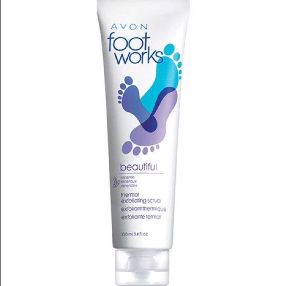 NEW Avon Foot Works thermal exfoliating scrub